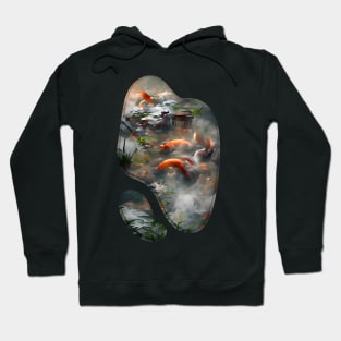 Japanese Koi Fish Yin & Yang Hoodie